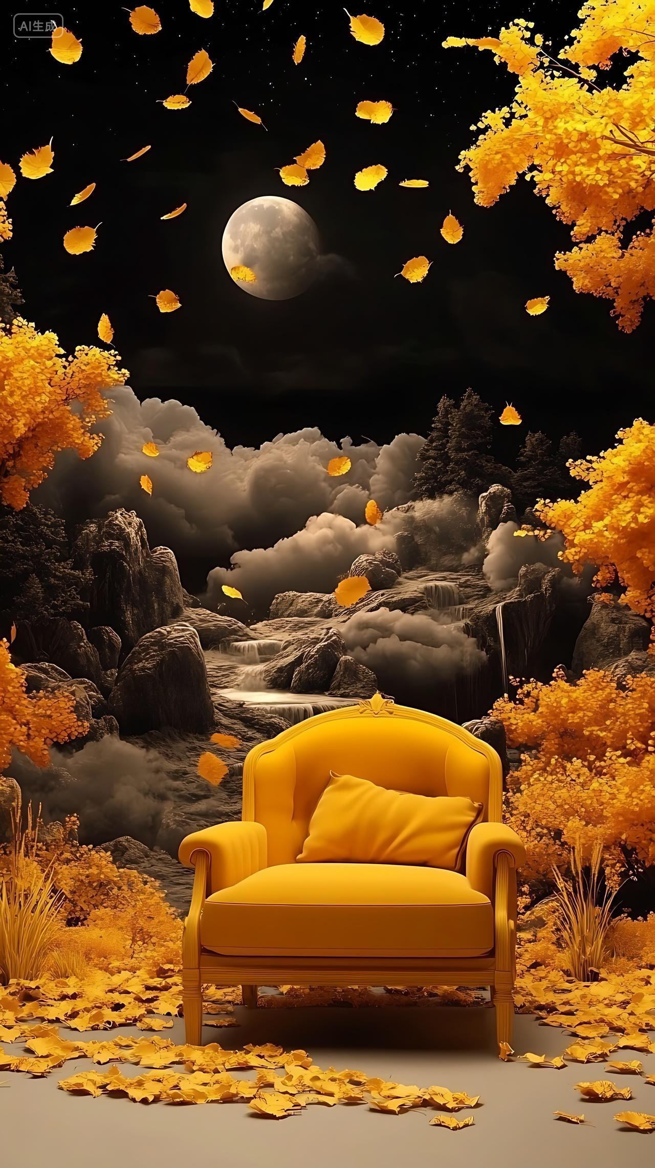 实拍风格中秋节快乐中秋节月亮实景素材