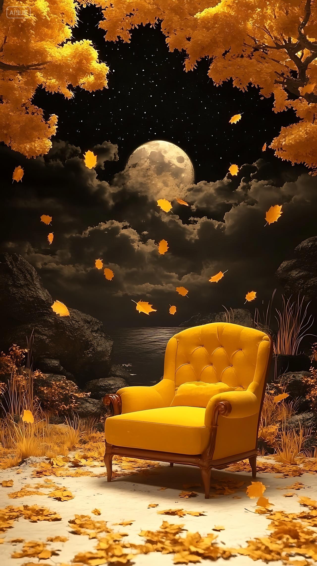 实拍风格中秋节快乐中秋节月亮实景素材