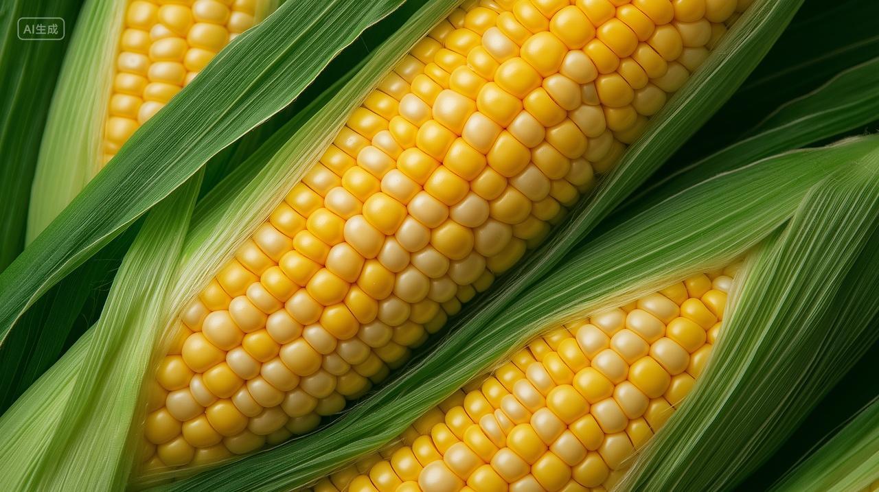 剥开的玉米农产品庄稼农业宣传