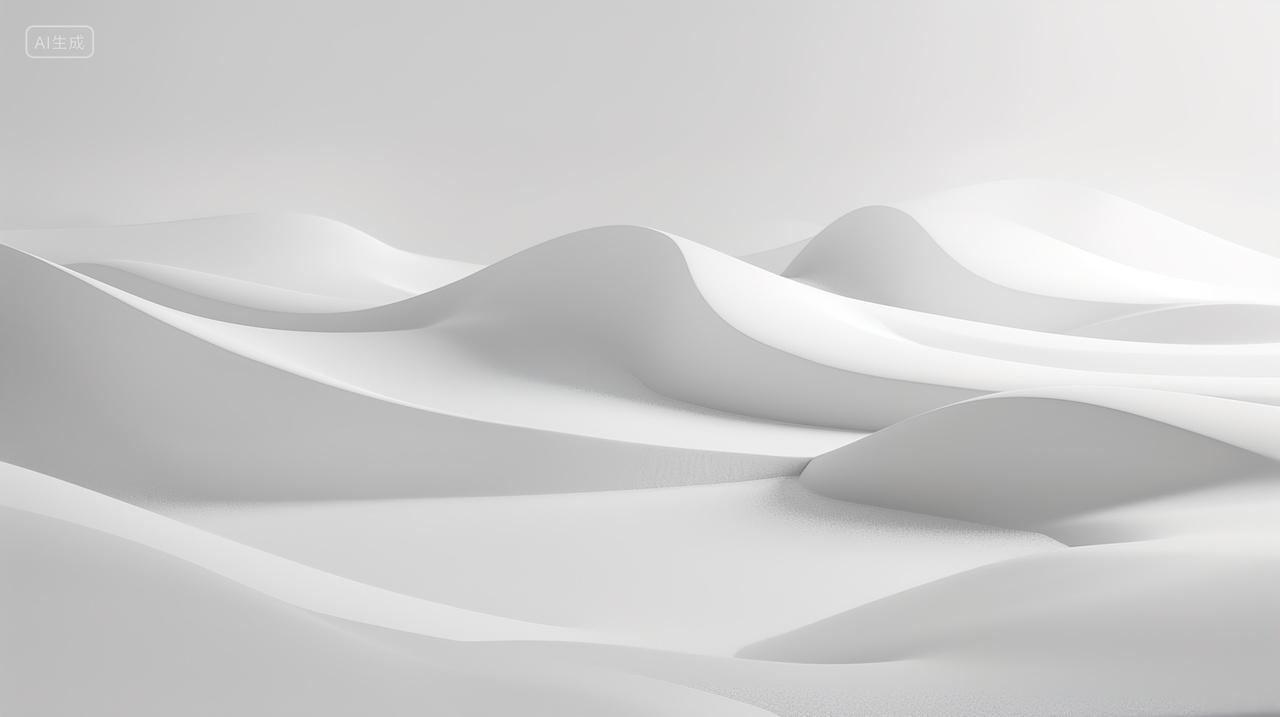 灰色山丘流体线条背景