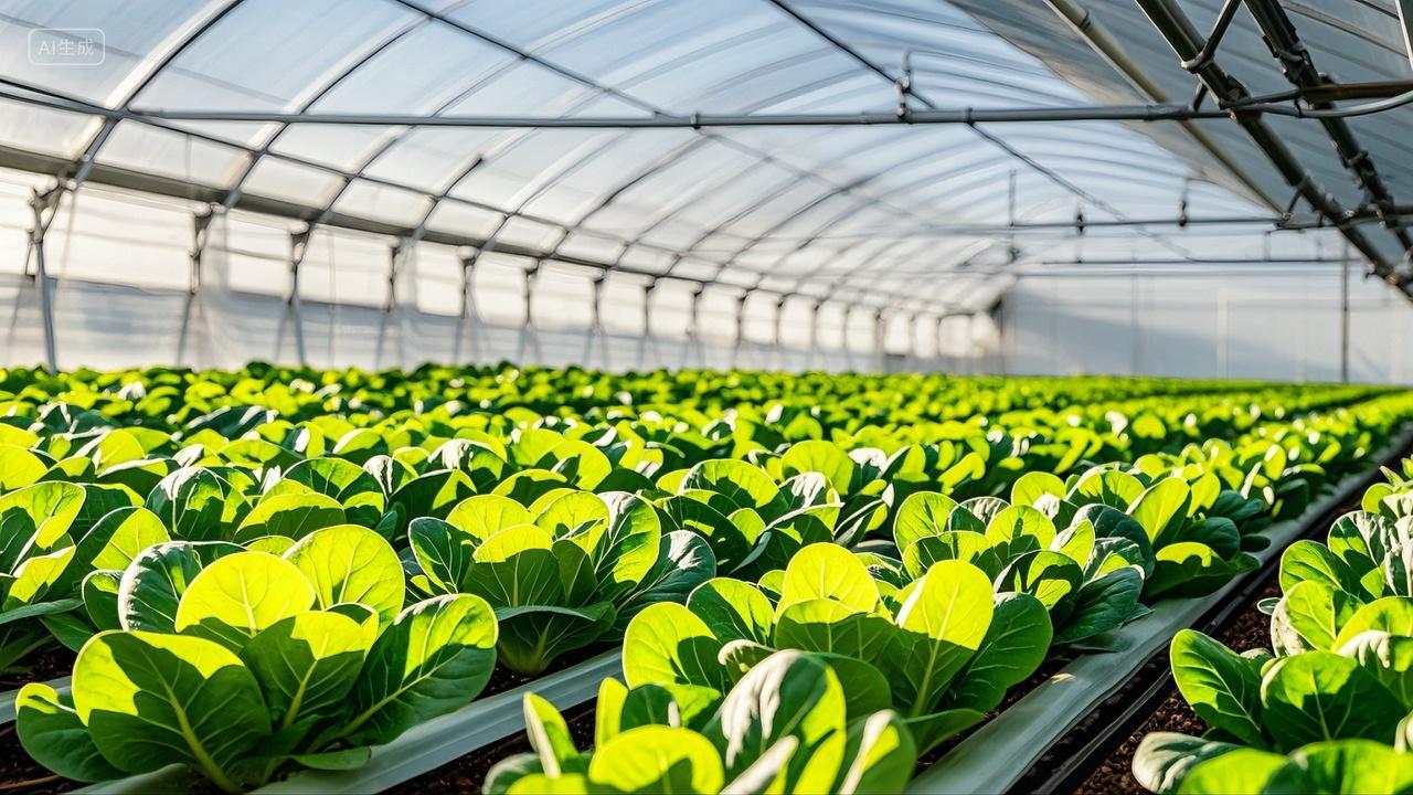 绿色农业温室大棚基地农业宣传农业发展