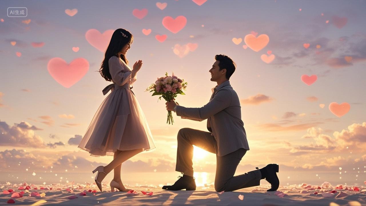 情侣求婚七夕情人节520