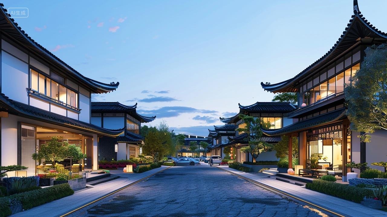 城市豪华度假酒店建筑地产宣传广告