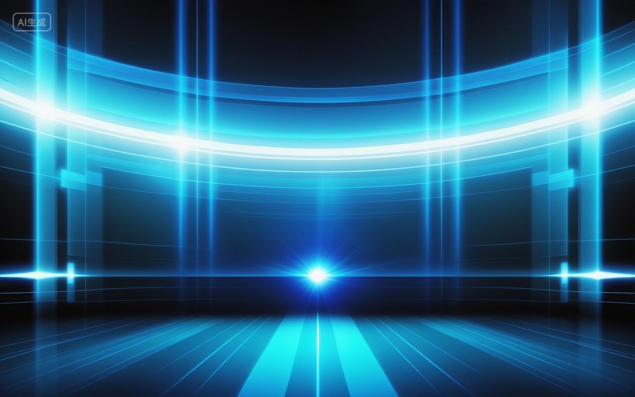 科技蓝色背景大气素材