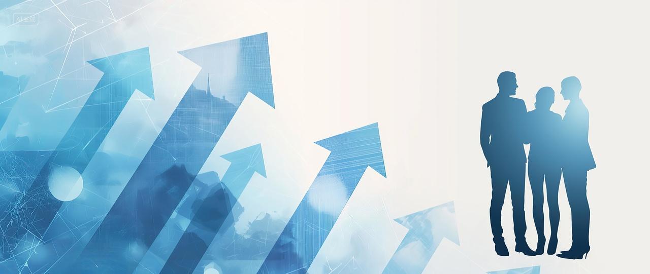 箭头数据商务背景