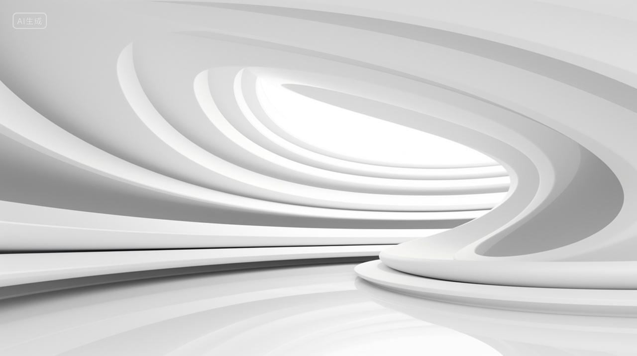 抽象螺旋空间感设计建筑