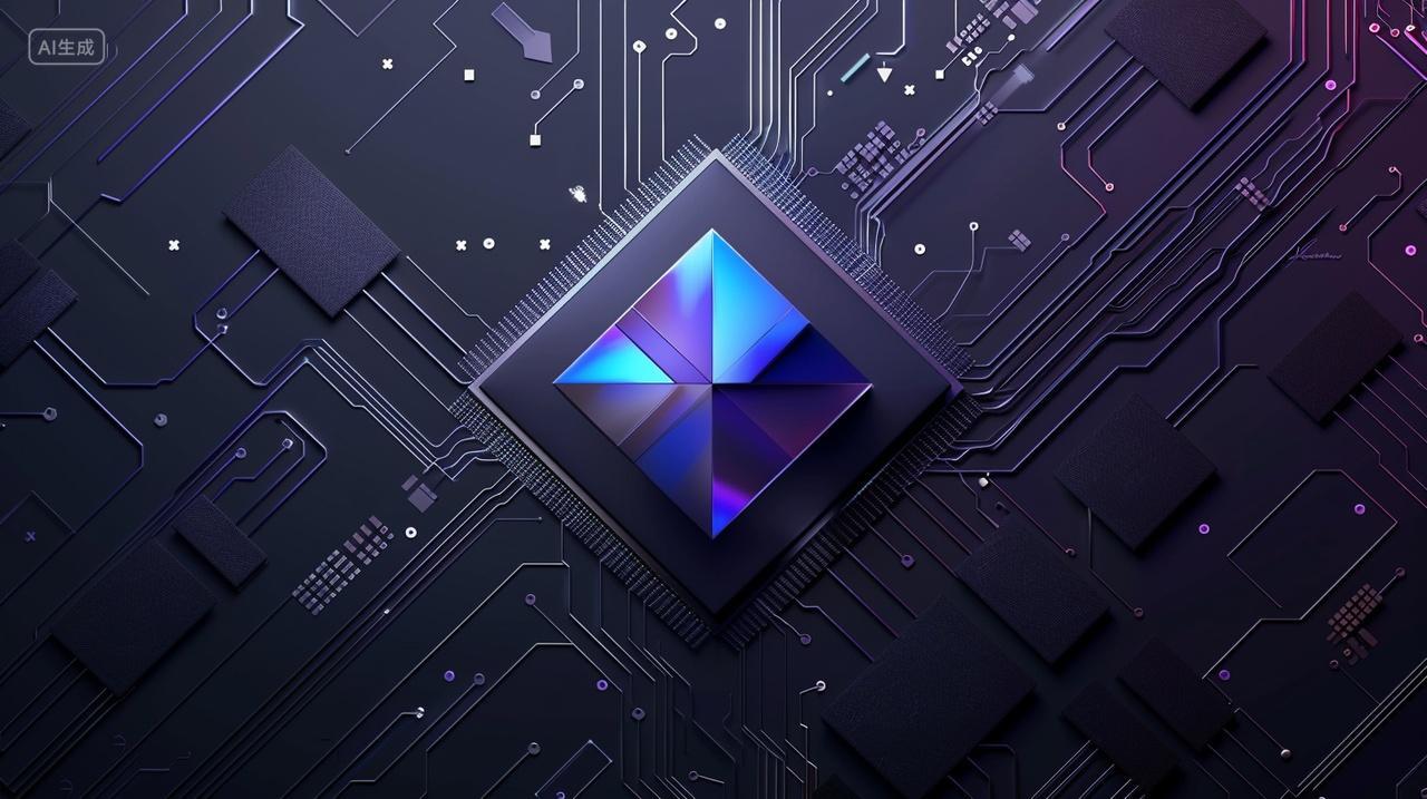 科技感芯片背景