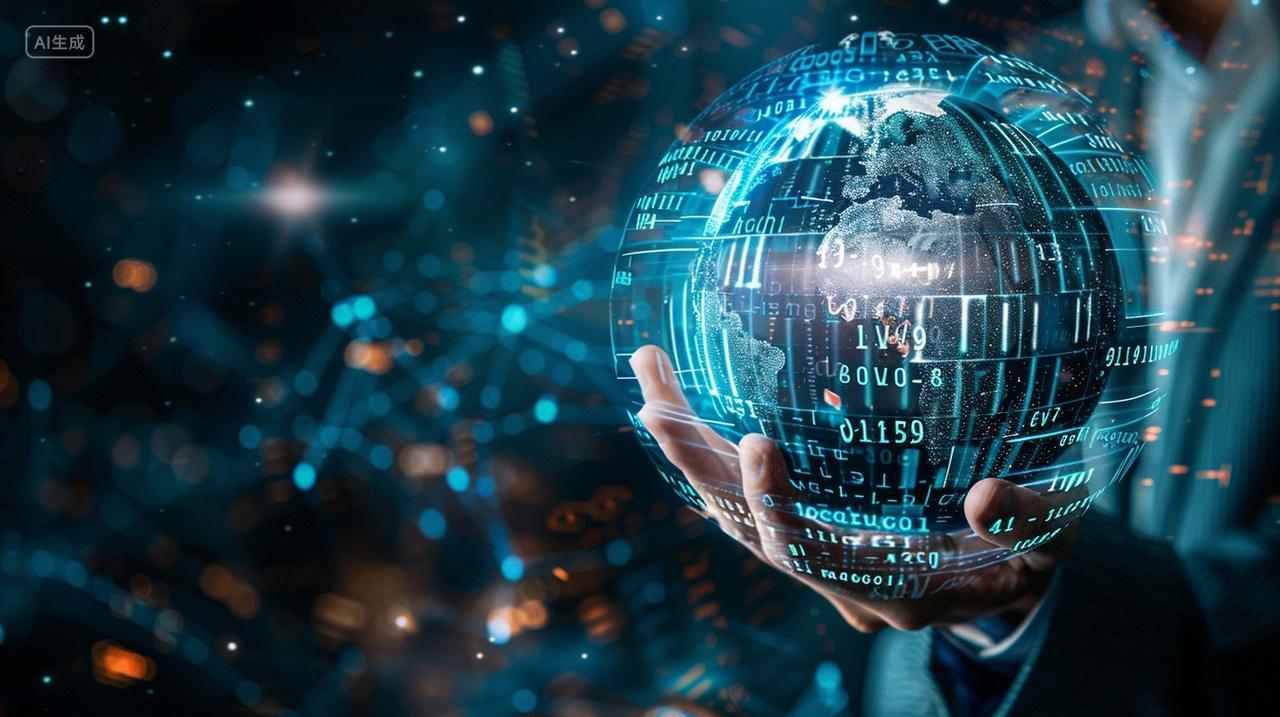 一只手捧着一个地球