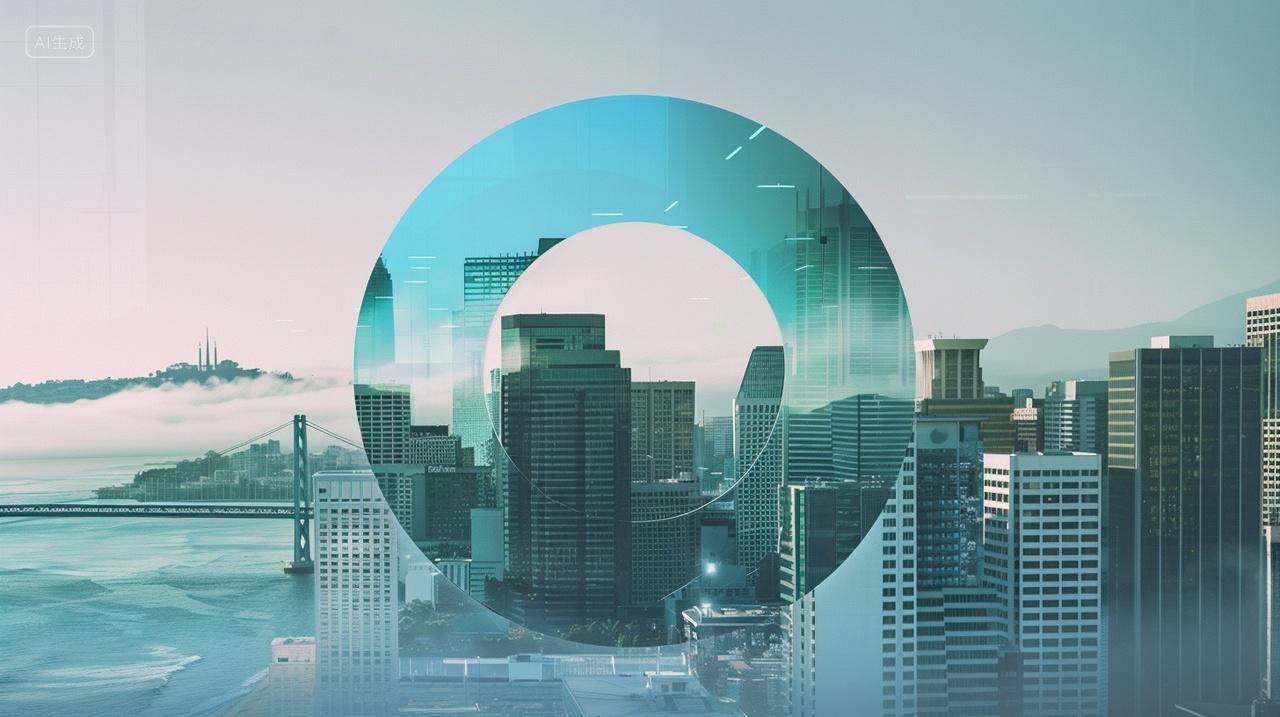 科技感城市背景