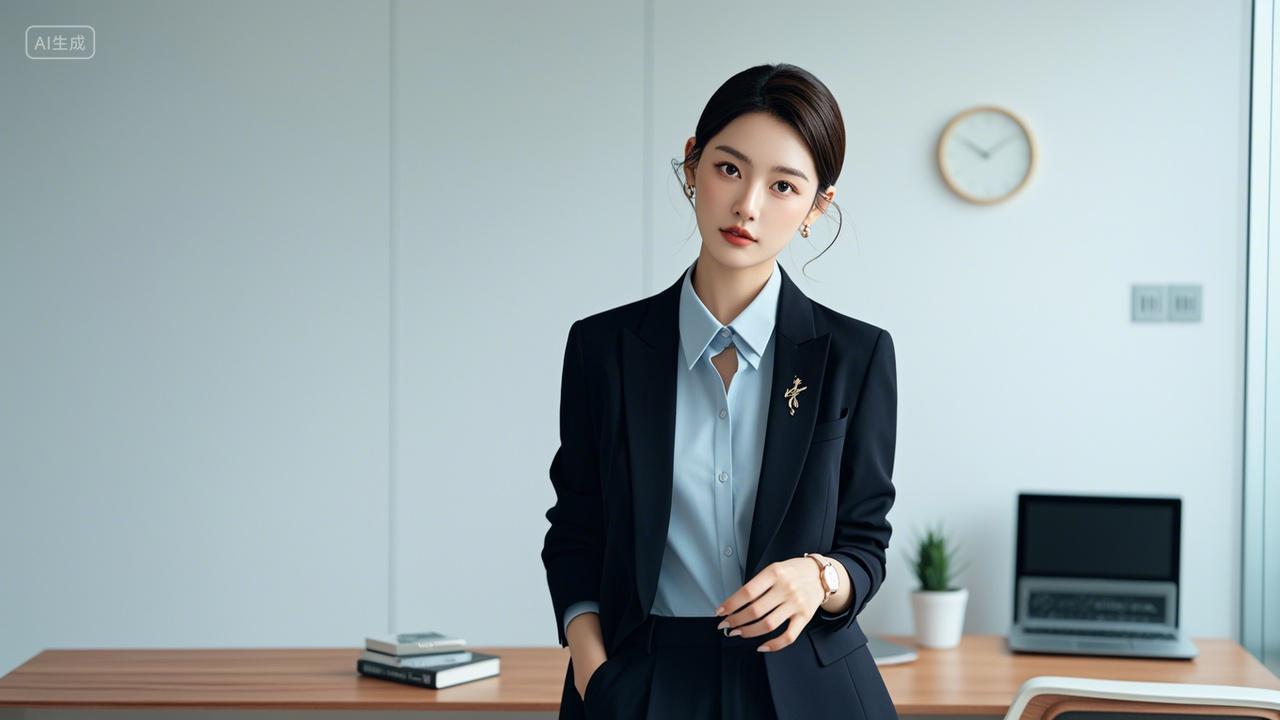 职场女性人物全身形象照