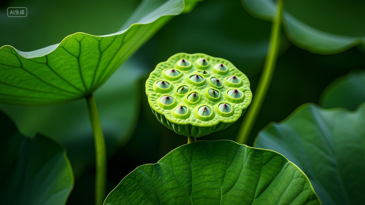 莲蓬莲子荷花果实风景壁纸