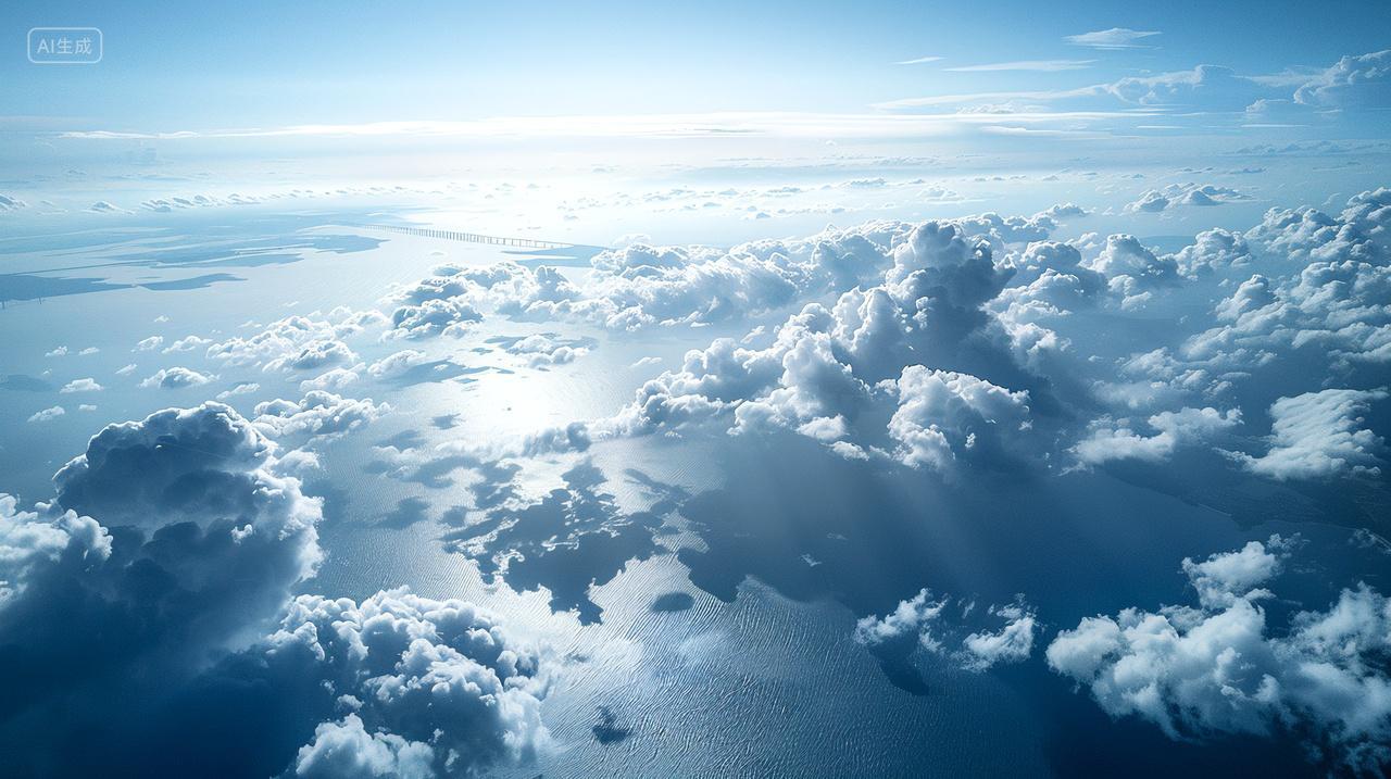 云雾下的跨海大桥