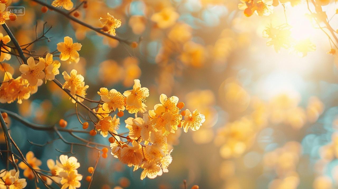 阳光桂花中秋节