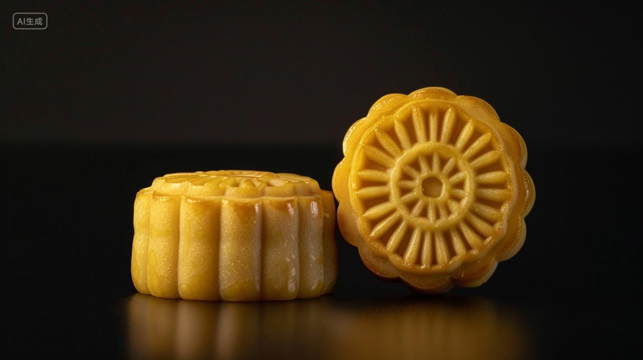 2个月饼产品图中秋节食物