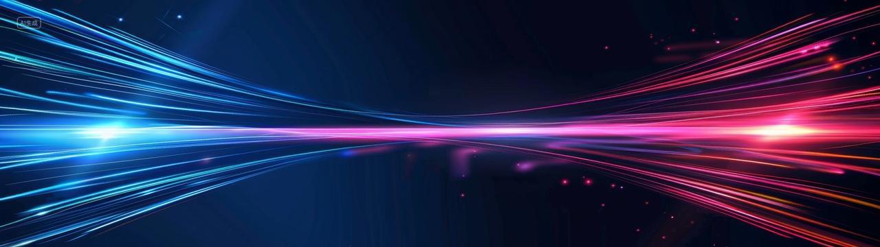 抽象光线背景坍塌的粒子光线