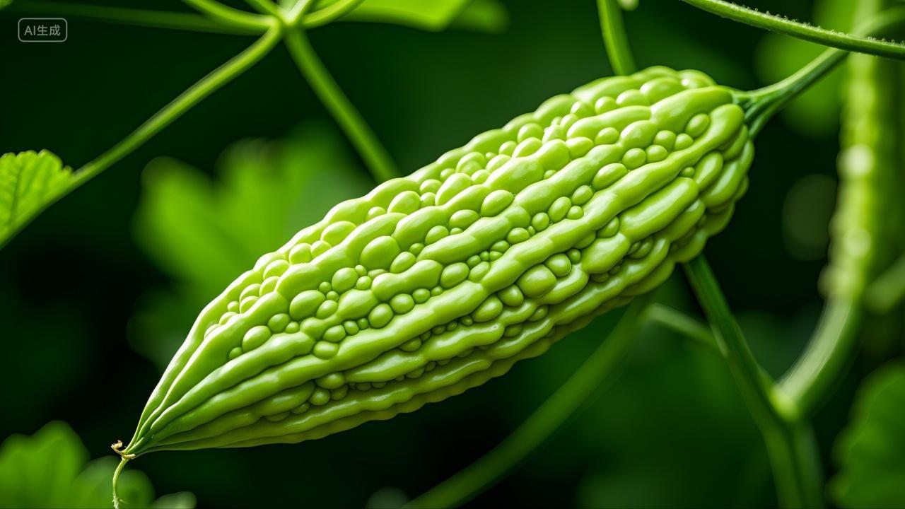 苦瓜蔬菜生鲜果蔬美食背景