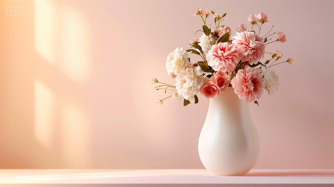 室内装饰花瓶花束