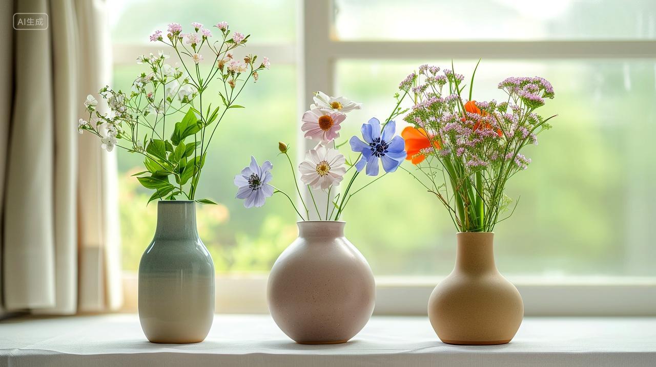 室内装饰花瓶花束