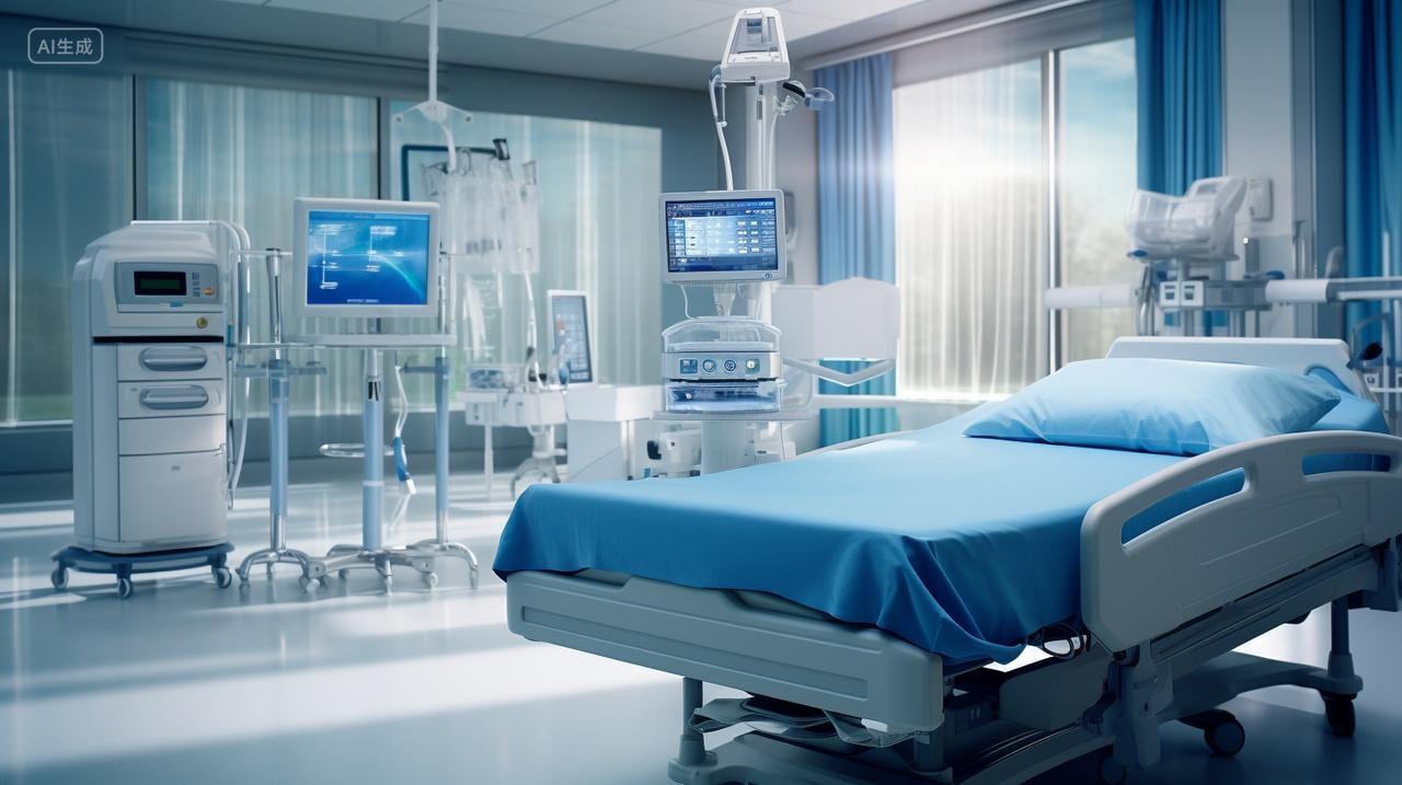 医院里的智慧医疗设施未来科技数字化现代化数字医学智能医疗概念