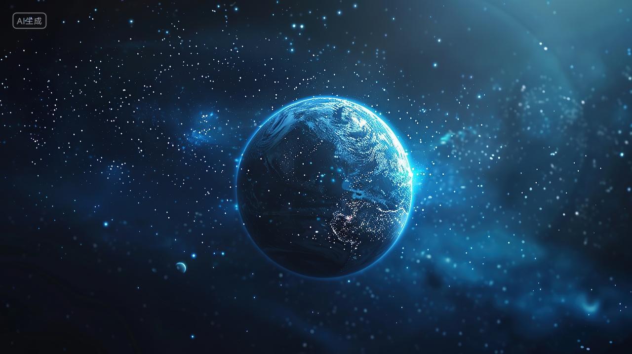 科技感星球背景