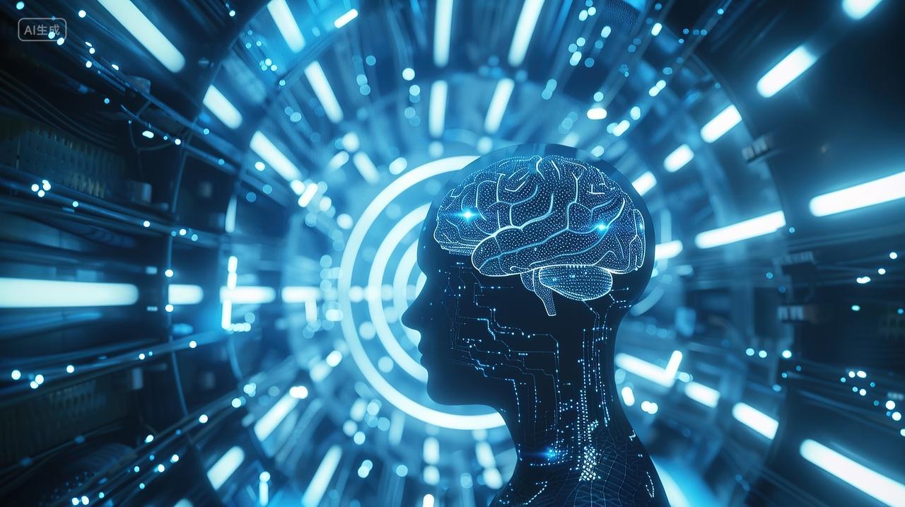 科技感人像医学背景