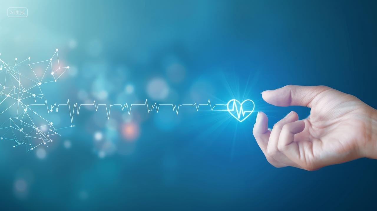 数字化医疗概念插图，人工智能赋能医疗场景
