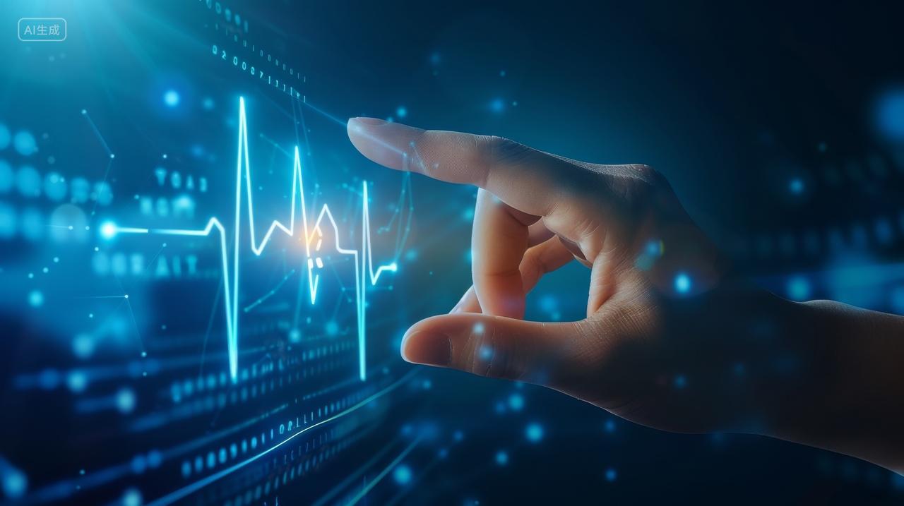 数字化医疗概念插图，人工智能赋能医疗场景