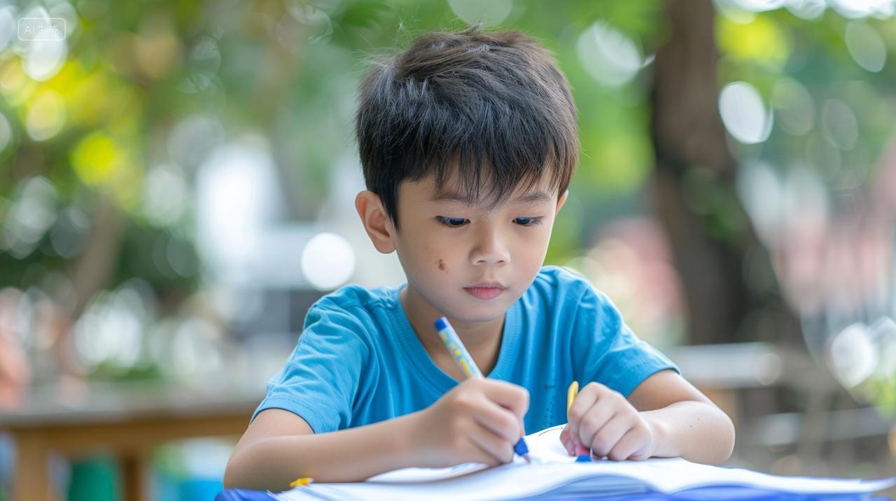 研学教育夏令营小学生户外绘画写生活动背景