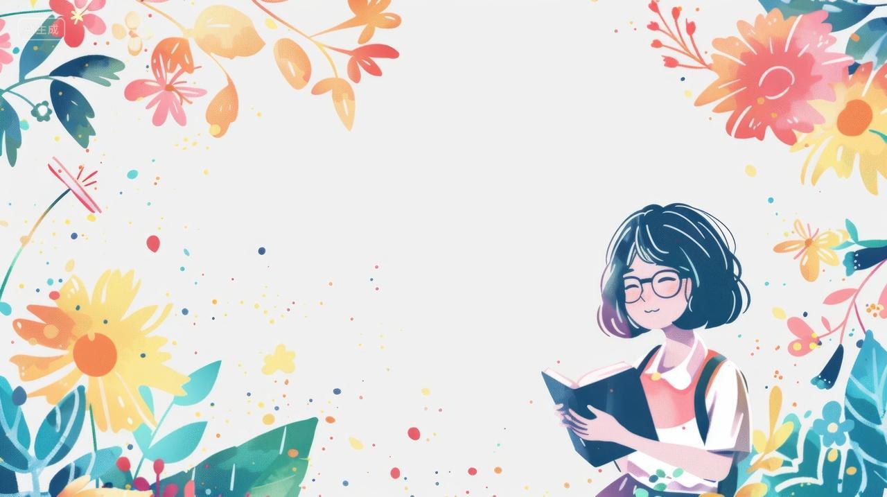 教育学习概念插图，拿着书本的教师