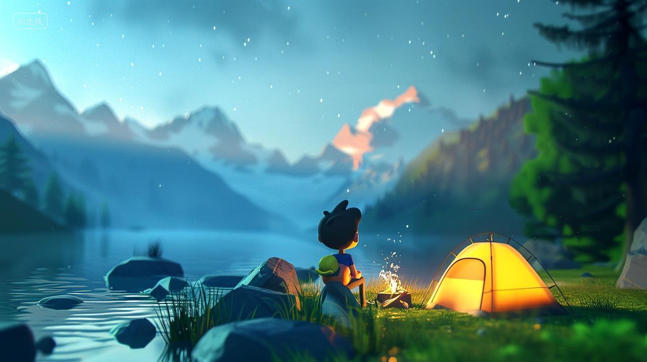 儿童夏令营插画海报