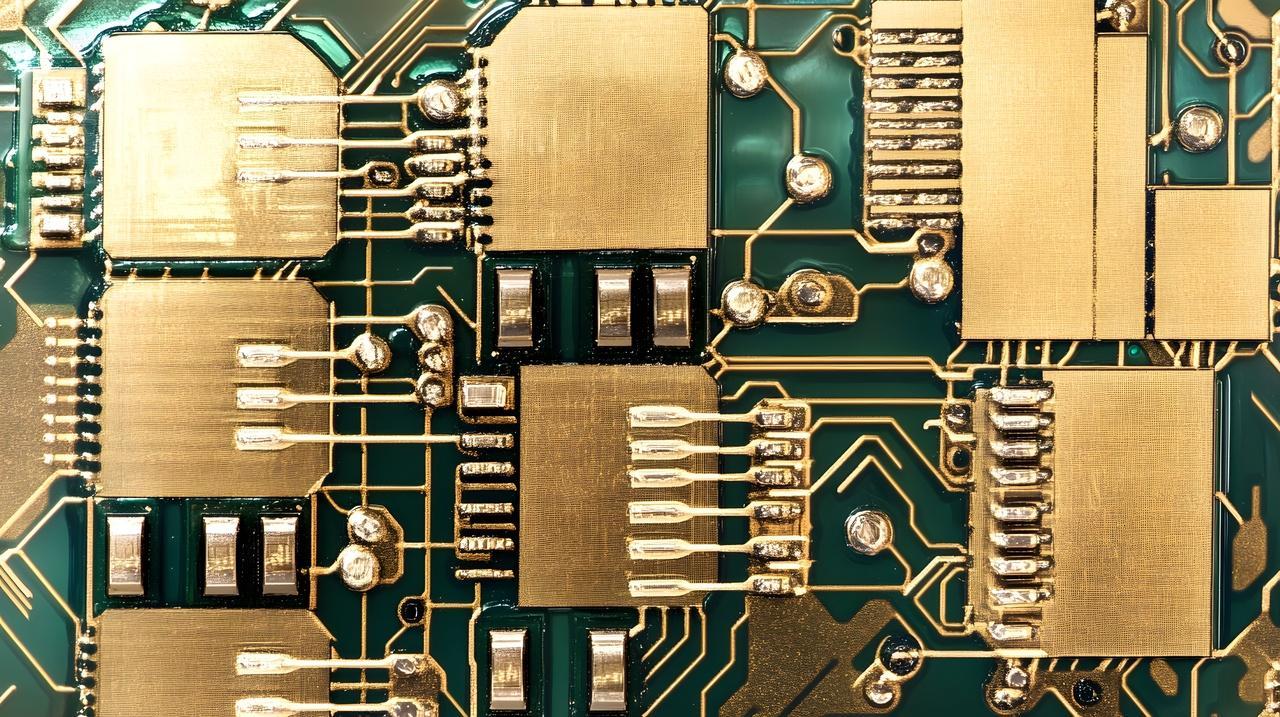 科技技术科技感功能性单体光刻胶工业产品图PCB电子元件高精电路特写