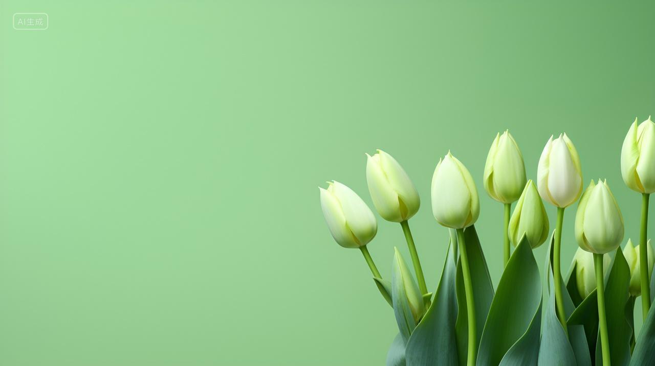 小清新护眼壁纸唯美百何花桌面壁纸高清桌面百合壁纸绿色护眼自然优雅的郁金香植物纯色绿色背景图电脑壁纸情人节小清新绿色护眼壁纸唯美绽放的白色郁金香花绿色护眼高清桌面壁纸电脑壁纸手机壁纸清新自然