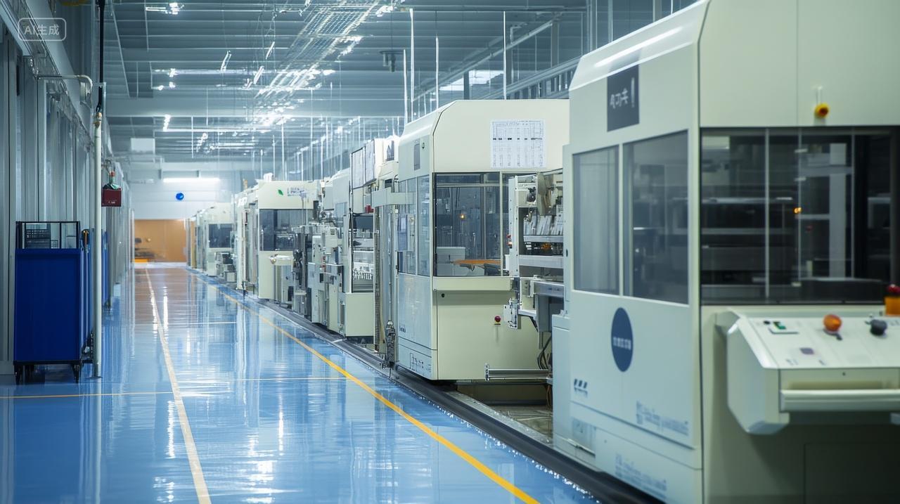 大型人工智能自动化智慧工厂车间