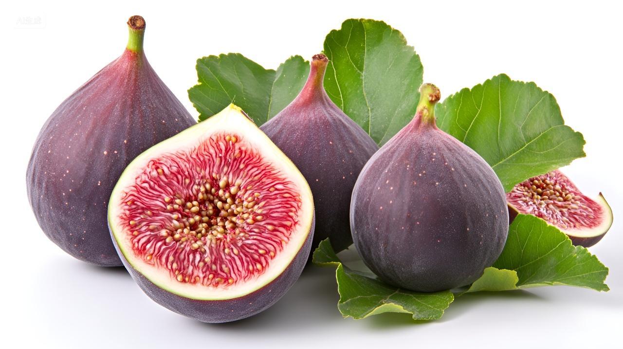 新鲜成熟的无花果特写无花果素材无花果广告