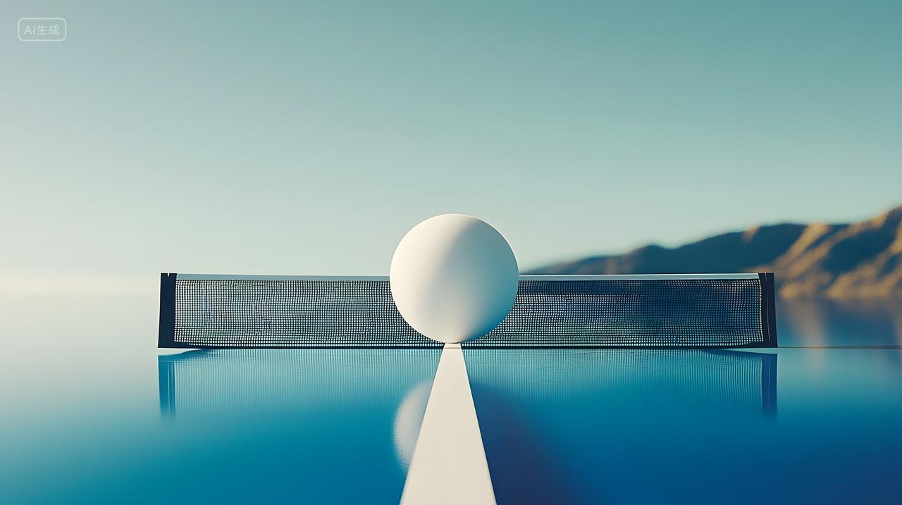 带有球和面板时尚简约场景