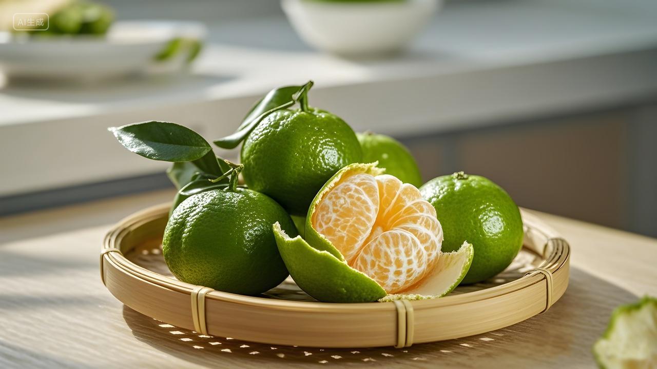 原枝鲜果圈枝柑果驳枝果陈皮鲜果图片