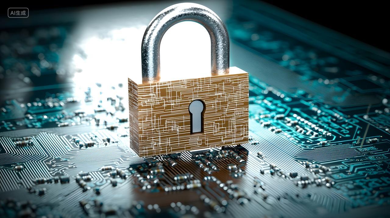 网络安全电路板上安全数字挂锁