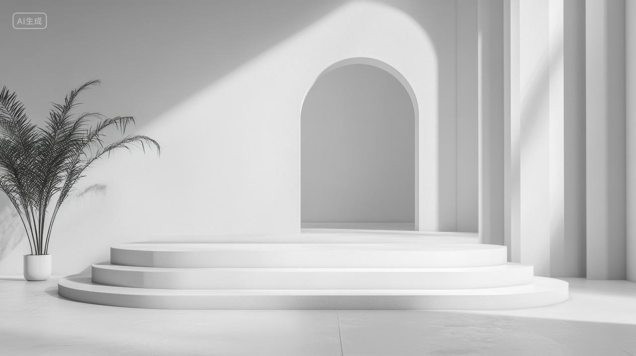 极简主义风格电商背景