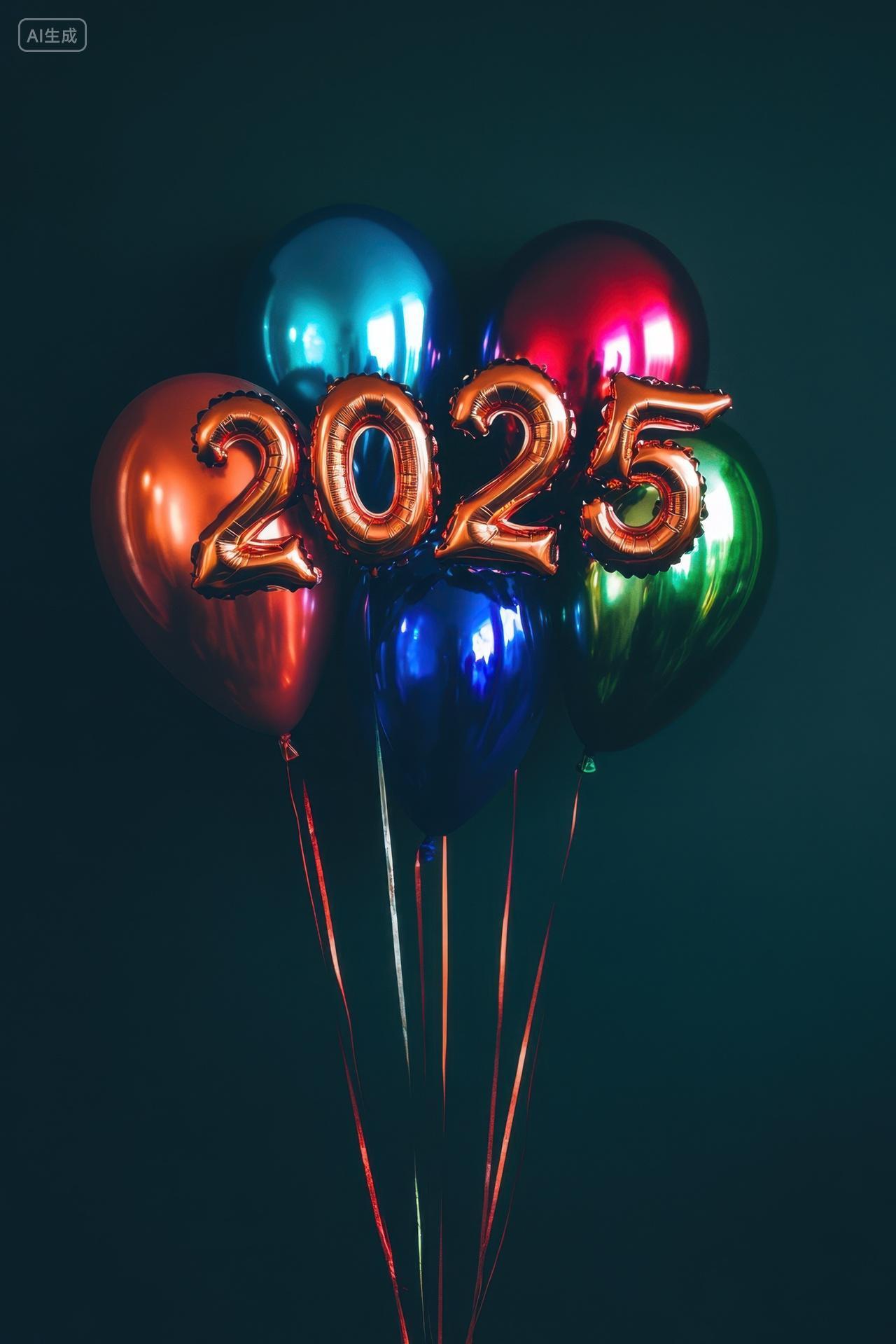 2025新年氛围气球