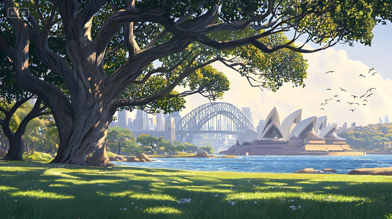 悉尼风景和标志性建筑