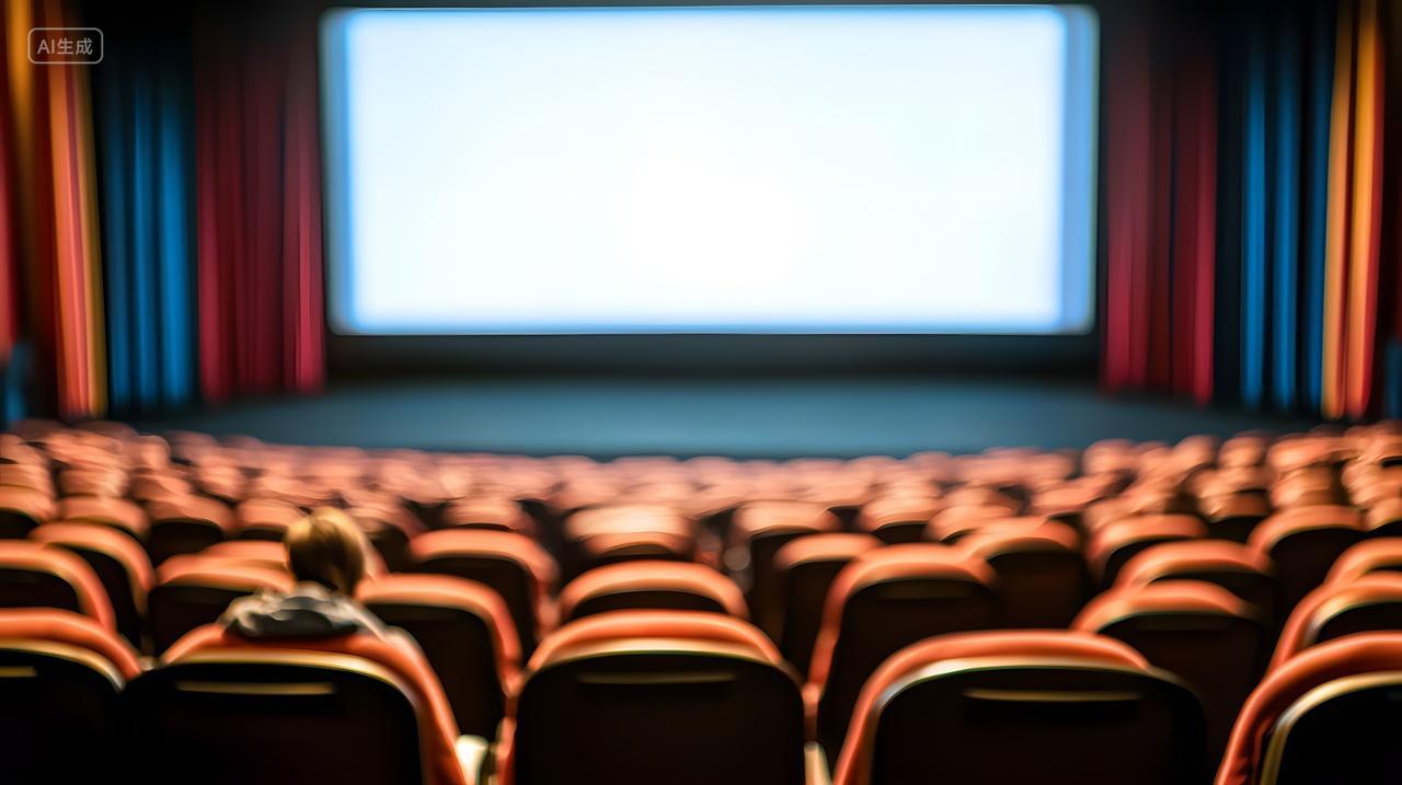 电影院座位空荡荡只有一位观众