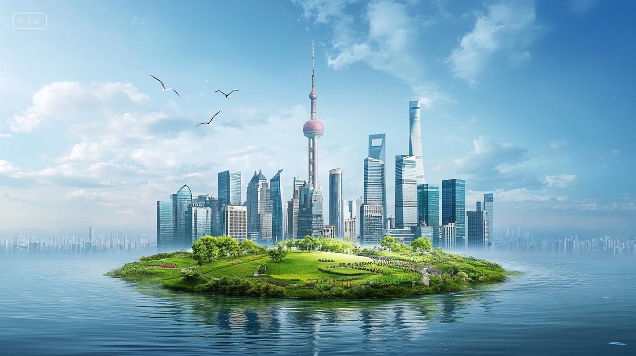 绿色城市新能源环保概念