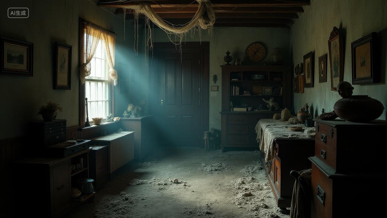 阳光照进尘封的阁楼