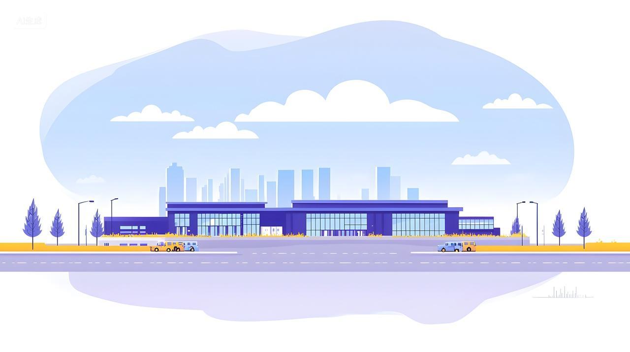 现代机场航站楼插图