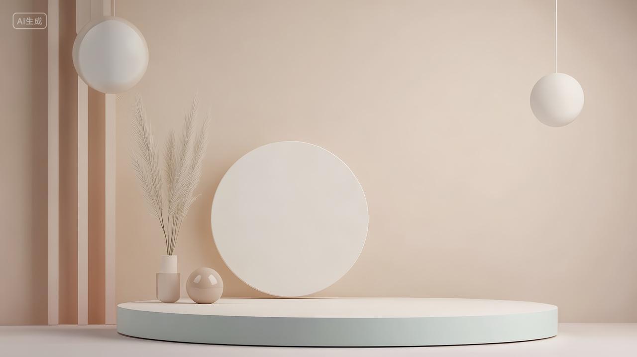 现代简约风格的陈列展示台