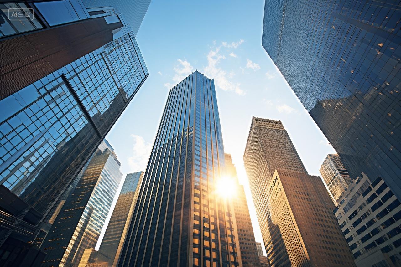 商务城市高楼大厦建筑办公楼