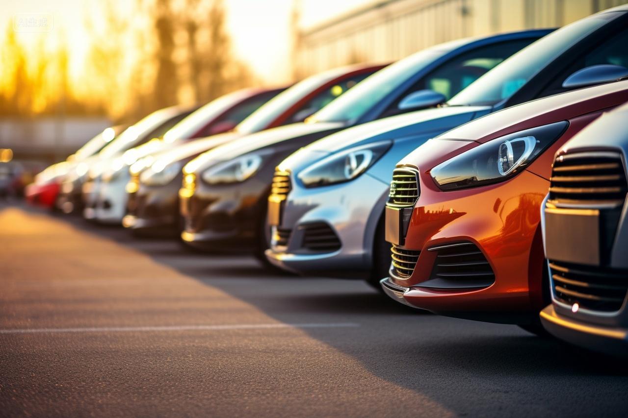 交通工具汽车车头特写汽车宣传