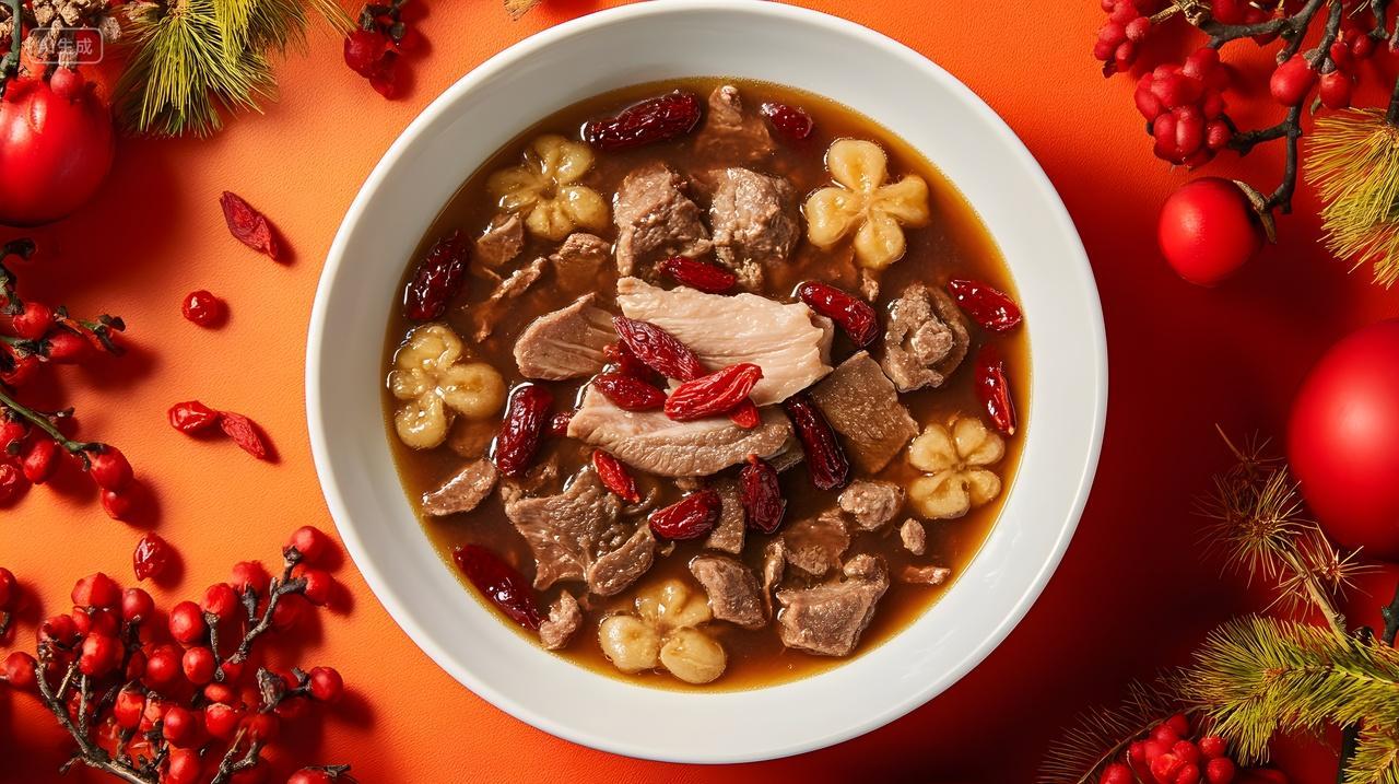红枣牛肉枸杞药膳汤秋季霜降滋补养生汤品