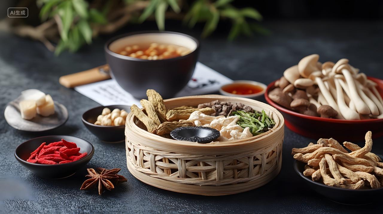 中药材炖汤原料秋季霜降养生滋补药膳组合