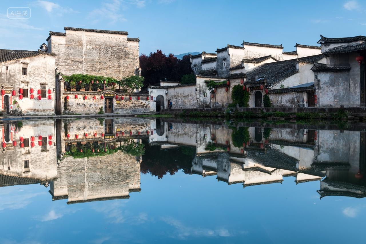 安徽黄山市黟县宏村风光